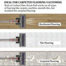 電動拖把頭替換零件適用於 V7 V8 V10 V11 吸塵器配件 - 灰色 - 查看 9