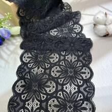 6.7inches Wide X 78inches Stretchy Lace Trim For Clothes, Hats, Furniture Diy Design And Decoration