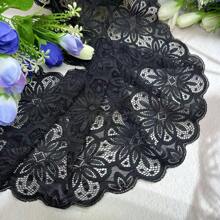 6.7inches Wide X 78inches Stretchy Lace Trim For Clothes, Hats, Furniture Diy Design And Decoration