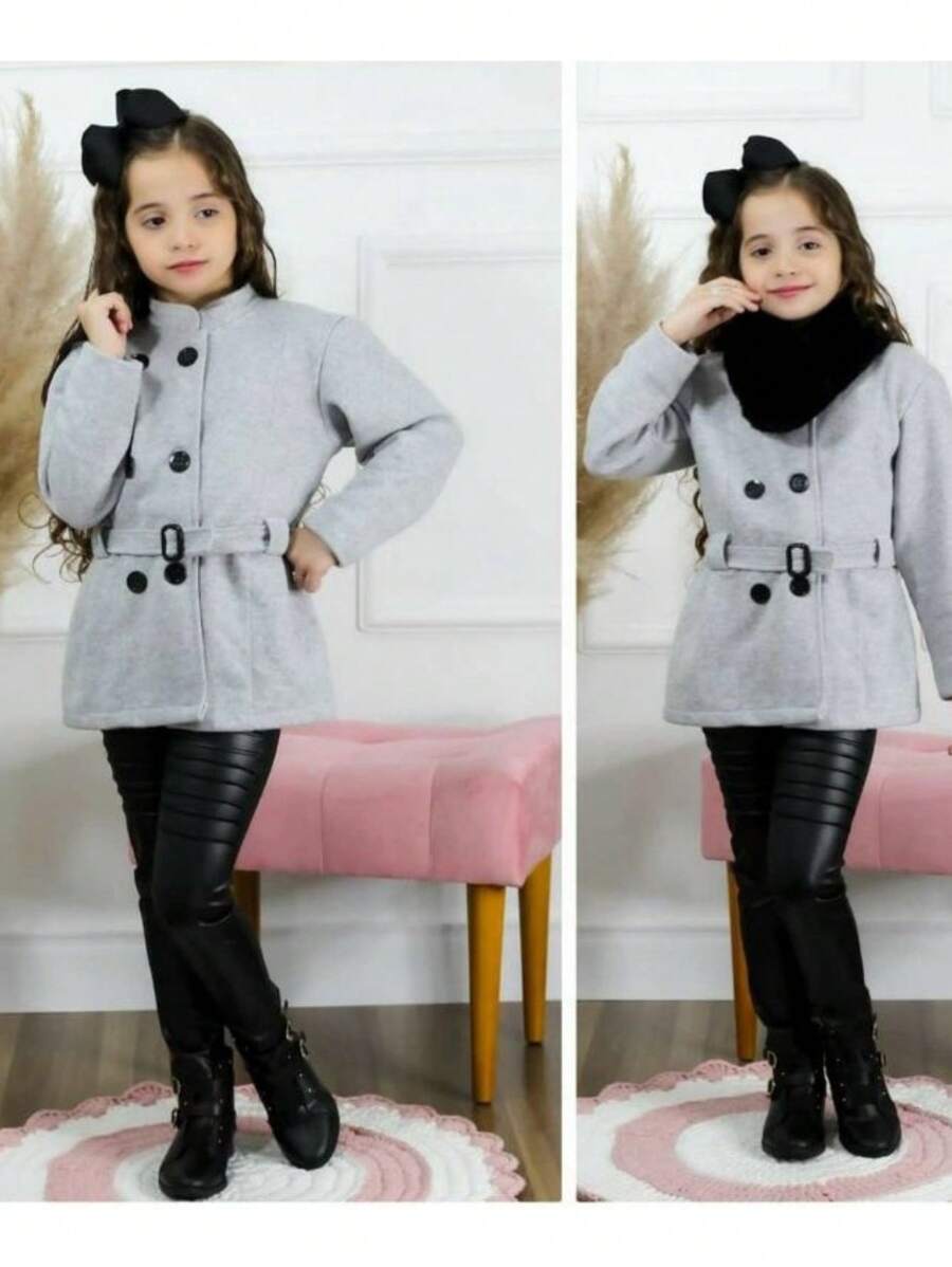 Young Girls Sweatshirts - Xám - Xem 1