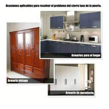 Herrajes De Cajones Push Open Para Puerta Gabinete,10 Piezas - Plateado - Ver 5