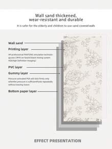 1 Roll Pvc Wallpaper For Home With Wood Panel & Ceramic Tile Design, Waterproof, Wear-Resistant, Oil-Proof And Self-Adhesive Wall Sticker Roll - Multicolor - View 9