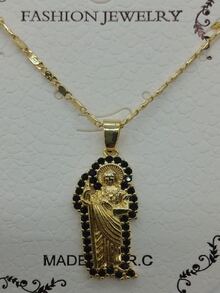 Collar Con  Colgante SN. Judas Unisex