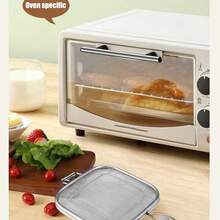 1 pieza Rejilla para sandwich, estante fijo para calentar y hornear pan tostado para el desayuno en casa - Plateado - Ver 6