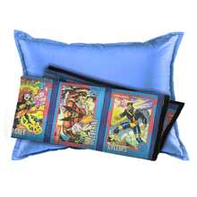 Marvel X-Men Characters Comic Cards Fleece Softest Comfy Throw Blanket For Adults & Kids | Measures 60 X 45 Inches - Black - View 4