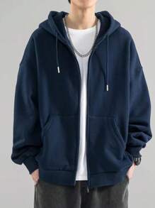 Men Sweatshirts - Azul Marino - Ver 1