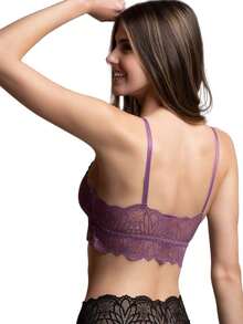 Eatifa Women Bras & Bralettes - Màu tím hoa cà - Xem 4