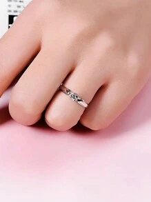 1 Stück Mode S925 Sterling Silber Cubic Zirkonia Ringe Hochzeitsschmuck Für Frauen Feiner Schmuck Valentinstagsgeschenk Verlobungs-brautschmuck
