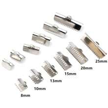 20 pièces Fermoir à boucle plate en acier inoxydable pour la fabrication de bijoux, connecteurs pour collier, bracelet, DIY