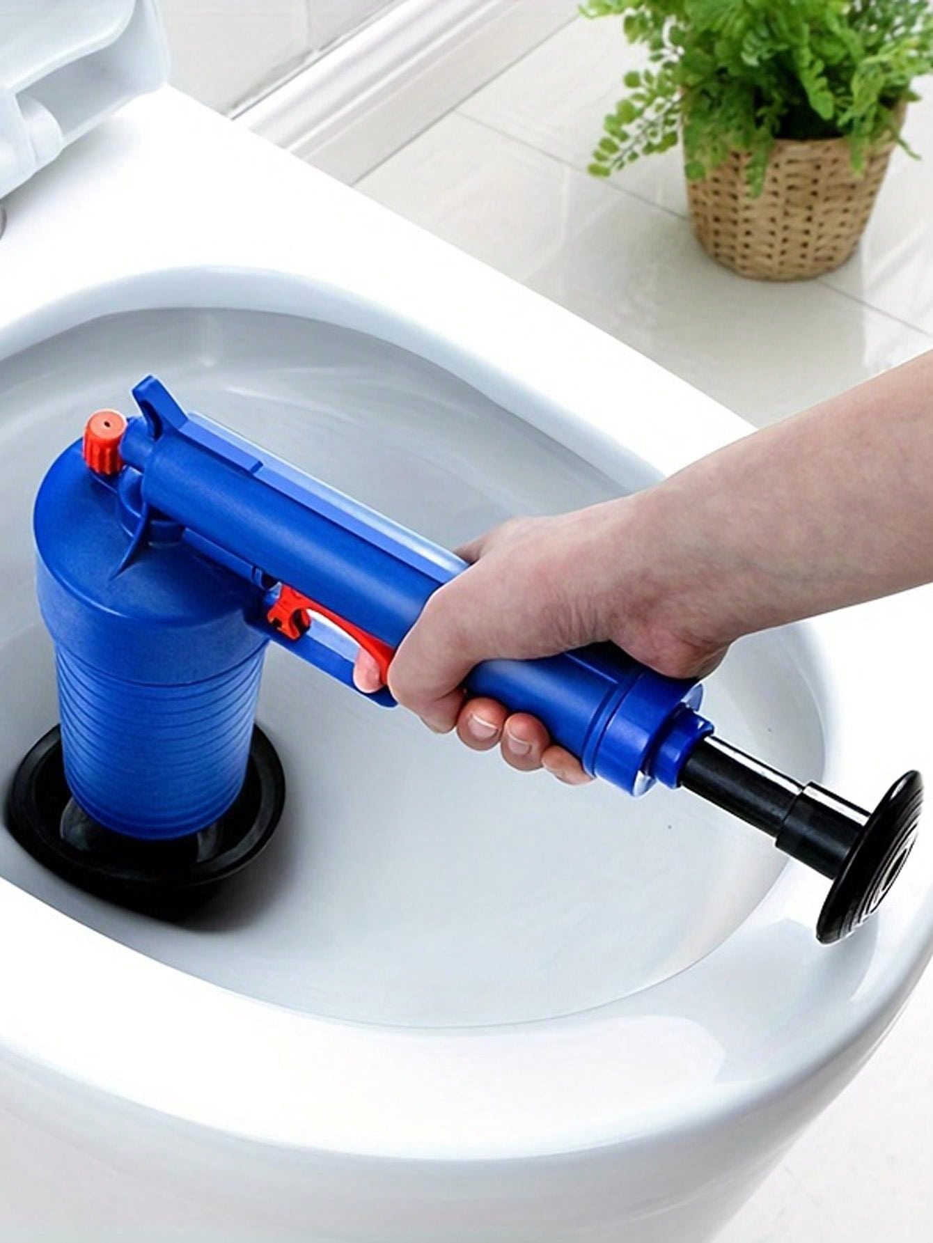 1pc Toilet Drain Blocker, One Shot, Hand Cranked Kitchen Toilet Pipe