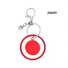 1 个国旗图案钥匙扣，适用于所有国家促销和纪念，适用于美国、德国、英国的钥匙扣，可用于手提包和服装装饰休闲礼品纪念品汽车配件包饰学校 - 混合色 - 查看 16