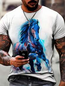 Men T-Shirts - 白色 - 查看 1