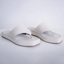 Women Flat Sandals - White - View 2