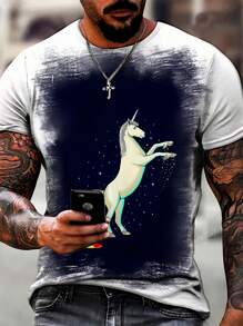 Men T-Shirts - 白色 - 查看 1