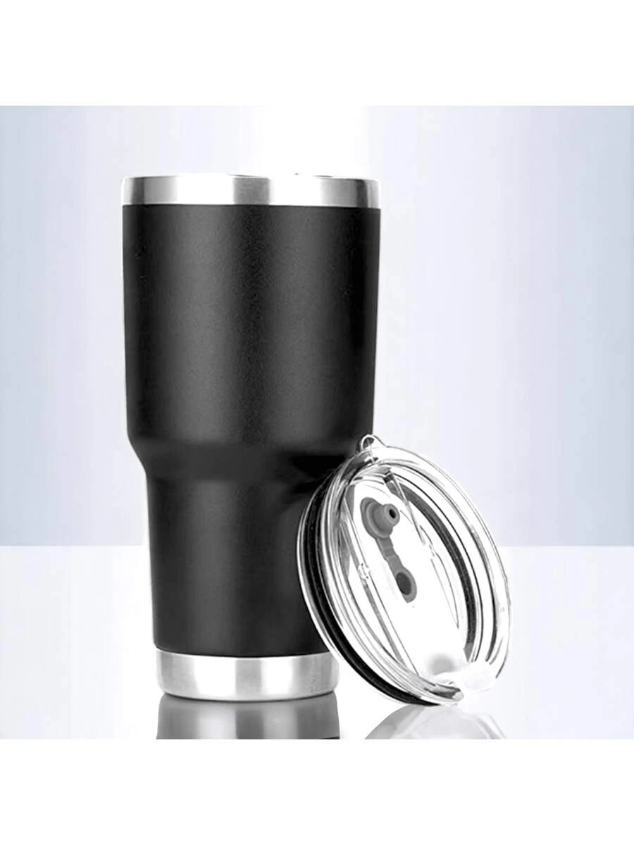 Termo Tipo YETI-TUMBLER de acero inoxidable con tapa hermetica - Negro - Ver 1