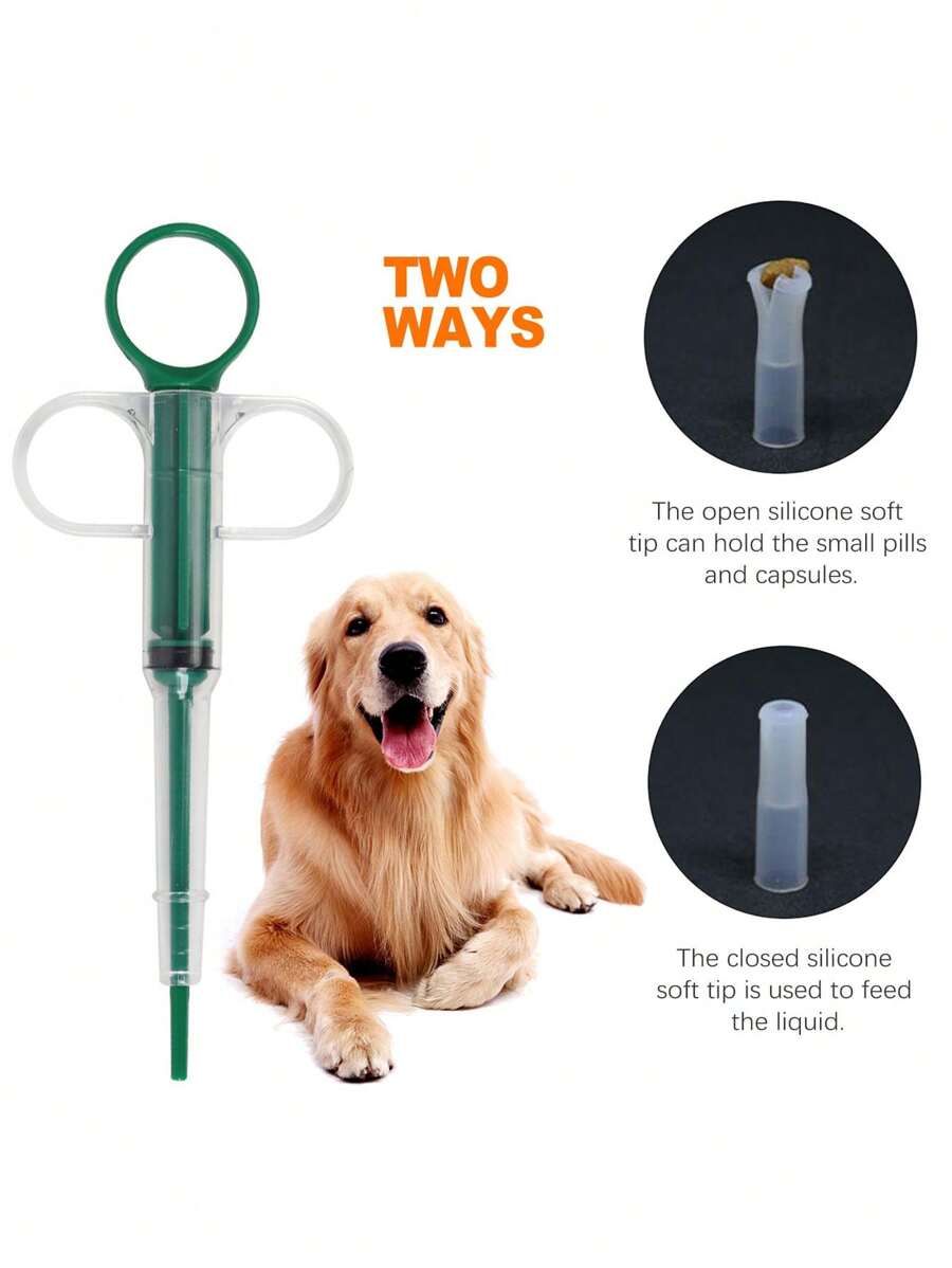 Pet Medicine Feeder PressType Pill Syringe For Dogs And Cats For