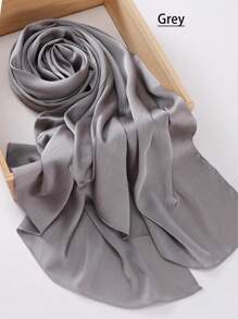 1pc Ladies' Knitted Stripe Pattern Scarf, Fashionable All-Match New Sunscreen Breathable Headband For Any Season Elegant - Multicolor - View 8