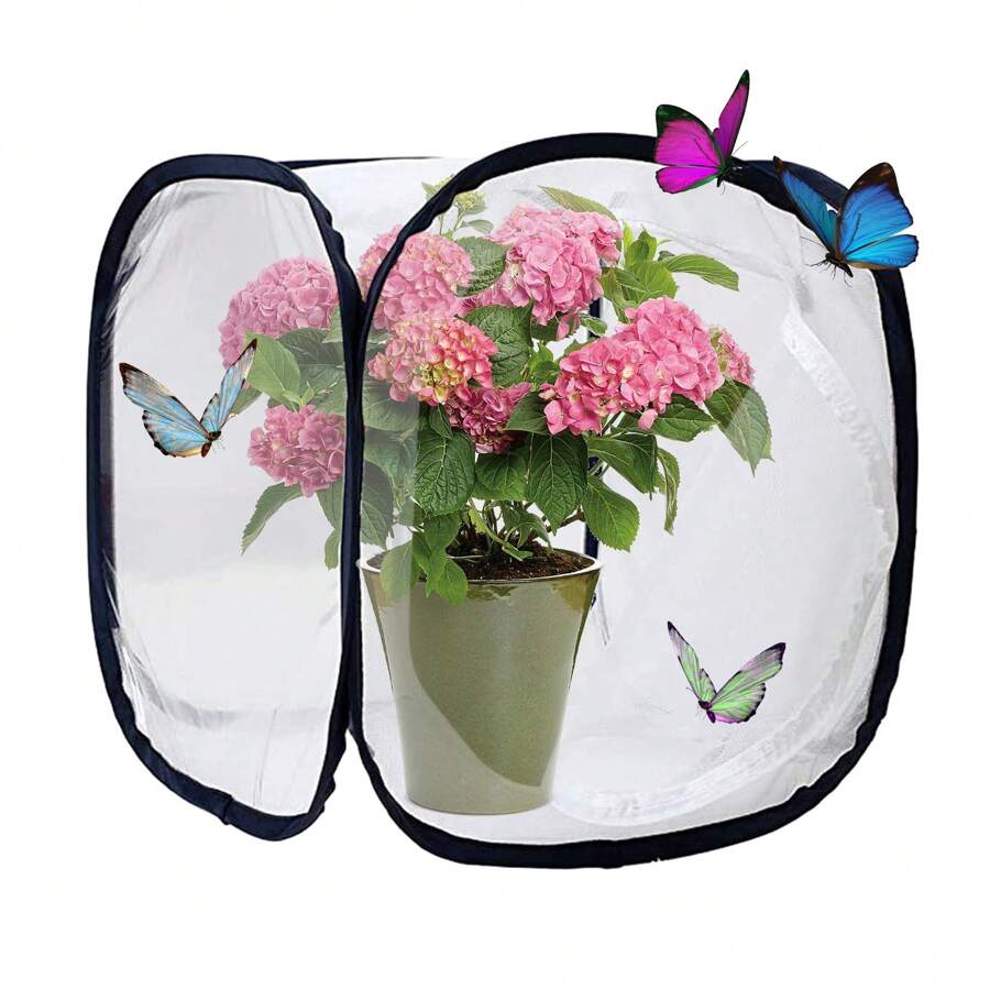 Insect Butterfly Habitat Net,30 X 30cm Insect Habitat Cage Portable