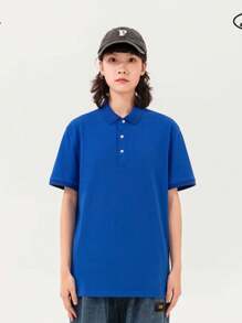 Men Polo Shirts - 寶藍色 - 查看 2