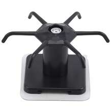 1pc 6-Hook Self-Adhesive Kitchen Hooks For 360 Degree Rotation - Perfect For Hanging Handbags, Clothes, And More - Easy To Install And Use - Black - View 8