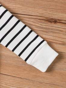 Toddler Boys' Fashionable Casual Elephant Embroidery Crew Neck Long Sleeve Top And Jeans Set, Spring/Autumn/Winter