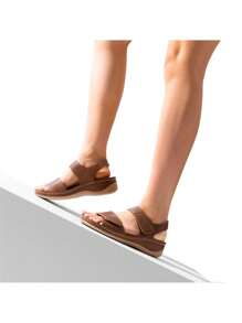 Wedge Sandals For Summer Dressy Casual Comfortable Sandals For Women Outdoor - 棕色 - 查看 8