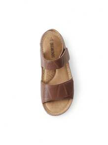 Wedge Sandals For Summer Dressy Casual Comfortable Sandals For Women Outdoor - 棕色 - 查看 4