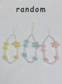 Floral Pattern Phone Case With Lanyard - Multicolor - View 6