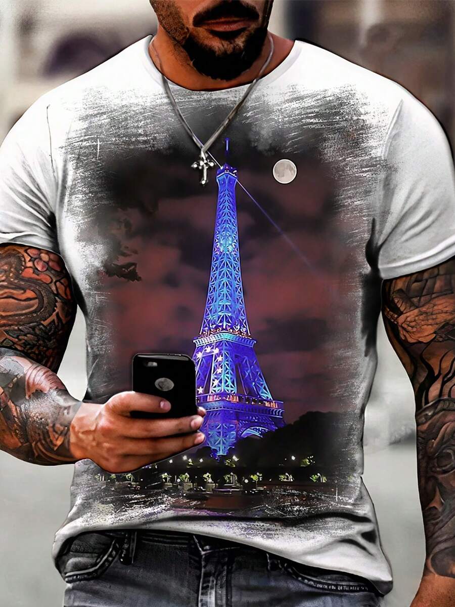 Men T-Shirts - trắng - Xem 1