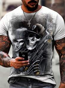 Men T-Shirts - trắng - Xem 1
