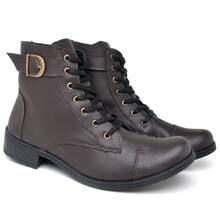 Women Mid-Calf Boots - Rỉ Nâu - Xem 2