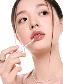 Rom&nd Romand Glasting Water Tint 03 Rose Gold Sparrow, High Viscosity, Creates A Glossy, Hydrated Lip Makeup With A Glass-Like Transparent, Dewy Finish. Jelly-Like Hydrating Texture, 6-Hour Moisturizing, Vegan Formula, Portable, Creates A Korean-Style Hydrated Lip Makeup, Shiny On Camera, Moisturizes Dry Lips, Korean Cosmetics - 03 ROSE FINCH - 查看 2