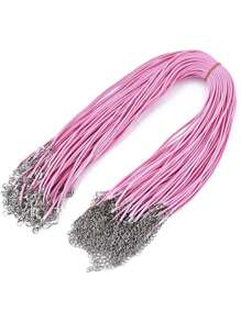 50 Piezas Cordón Con Colores Surtidos Al Azar, Cordón De Cuerda De Cera Con Cierre Ajustable Para Hacer Collares Y Brazaletes Diy - Multicolor - Ver 11