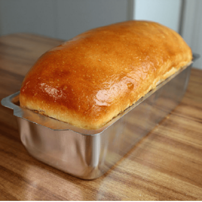 KIT COM 10 (DEZ) FORMA DE PÃO CASEIRO BOLO CUCA GELO TAMANHO 3 DE 31 CM ALUMÍNIO POLIDO PROFISSIONAL