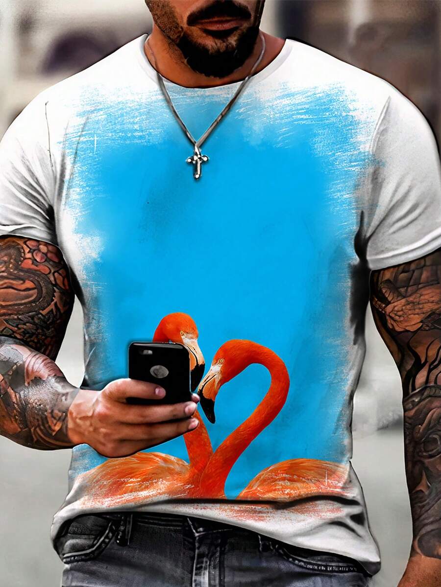 Men T-Shirts - 白色 - 查看 1