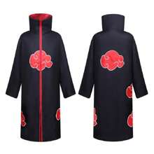 Set De Disfraz Akatsuki Capa Botarga Para Cosplay - Negro - Ver 4