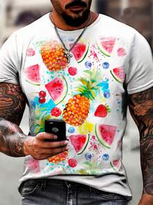 Men T-Shirts - 白色 - 查看 1