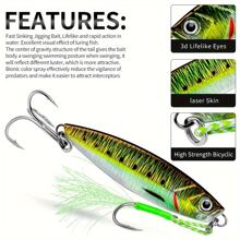 1pc Plaque De Fer À Coulage Rapide Poisson De Plomb 10g-15g-20g-32g-40gluya Appât Bionique Faux Appât Pêche Bar Mandarin Poisson Thon Accessoires De Pêche - COULEUR E - Voir 6