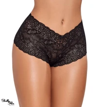 Women Boyshorts - 黑色 - 查看 4