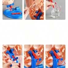 惡作劇玩具組 爆痘器模擬爆痘噴水遊戲減壓玩具愚人節多人遊戲【顏色隨機】 - 彩色 - 查看 6