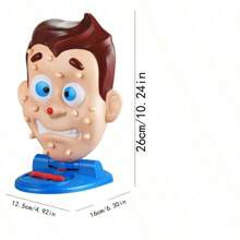 惡作劇玩具組 爆痘器模擬爆痘噴水遊戲減壓玩具愚人節多人遊戲【顏色隨機】 - 彩色 - 查看 3