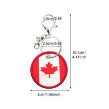 1 个国旗图案钥匙扣，适用于所有国家促销和纪念，适用于美国、德国、英国的钥匙扣，可用于手提包和服装装饰休闲礼品纪念品汽车配件包饰学校 - 混合色 - 查看 2