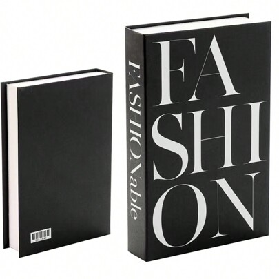 1pc Foldable Faux Book Decorative Object, Simple Design For Model Room Decoration Birthday