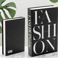 1pc Foldable Faux Book Decorative Object, Simple Design For Model Room Decoration Birthday - Multicolor - View 5