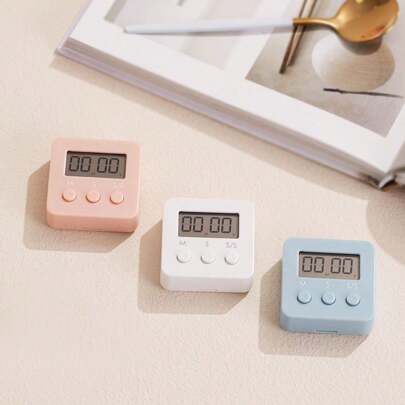 可愛創意廚房提醒器,馬卡龍色定時器,方便快捷。適用於運動、烹飪、學習等時間提醒