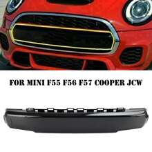 Front Number Plate Cover Gloss Black For Mini F55 F56 F57 Cooper JCW 51117337791 - Black - View 7