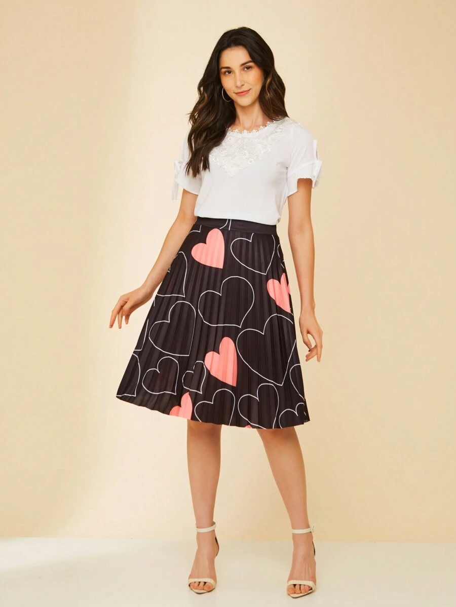 Women Skirts - 黑色 - 查看 1