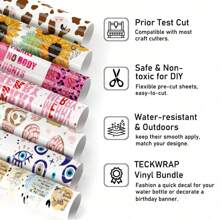 NJCHARMS 1入組設計為乳腺癌戰鬥的16盎司玻璃杯uv Dtf杯套,適用於玻璃杯的杯套、玻璃杯貼紙、杯墊uv轉印貼紙防水貼紙瓶貼紙黏貼紙 - 紅色 - 查看 4