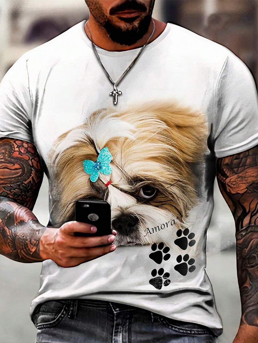 Men T-Shirts - 白色 - 查看 1