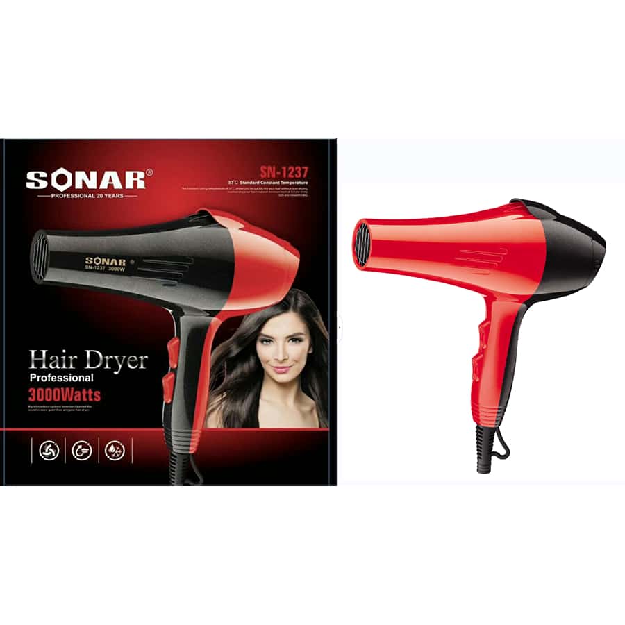 Secador de pelo profesional 3000 vatios - Tipo de Enchufe A USA (110-127V) - Ver 1